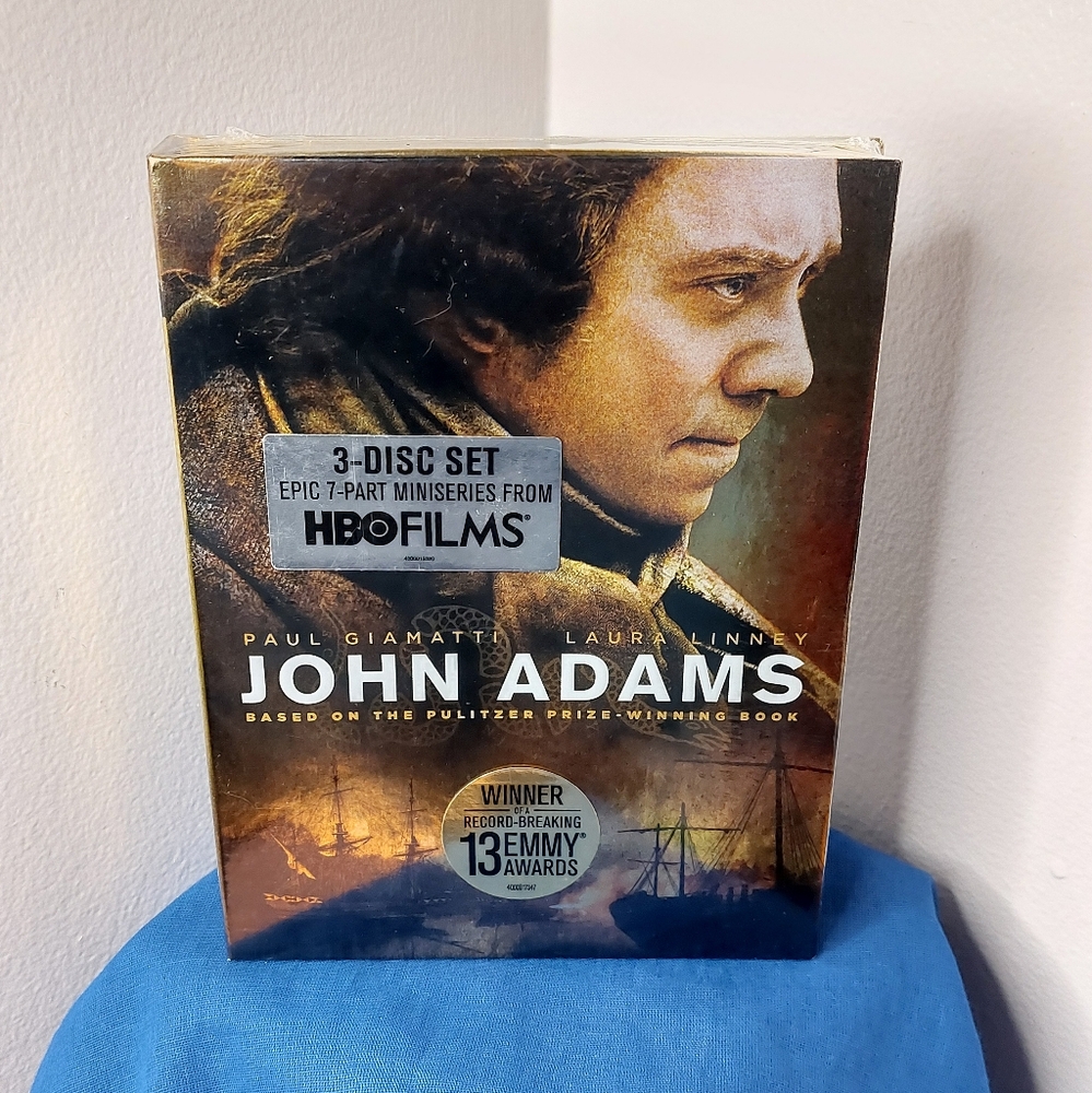 John Adams HBO Mini-Series 3-Disc DVD Set 2008 Paul Giamatti *Brand New Sealed